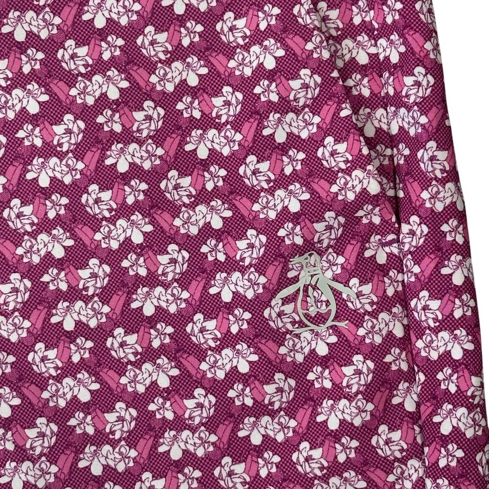 Original Penguin Men's Let It Be Golf Shorts in Rose Bouquet Size 32 - Picture 8 of 8